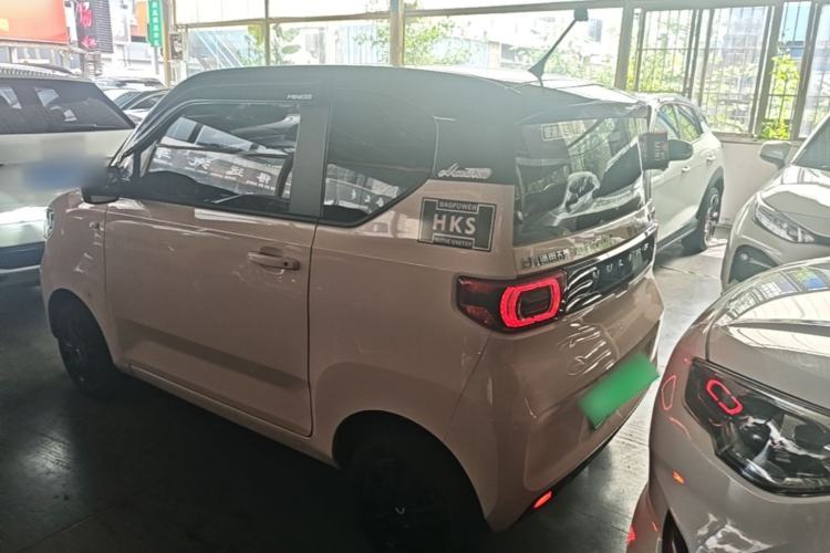 Used Wuling Hongguang MINIEV 2021 Macaron Fashion Model Lithium Iron Phosphate Rear Left 45 Deg