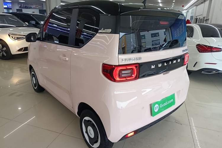 Used Wuling Hongguang MINIEV 2021 Macaron Premium Model – Lithium Iron Phosphate Rear Left 45 Deg