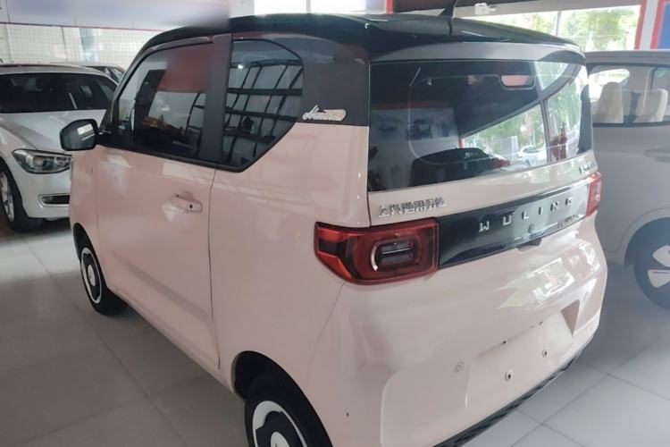 Used Wuling Hongguang MINIEV 2021 Macaron Fashion Model Lithium Iron Phosphate Rear Left 45 Deg