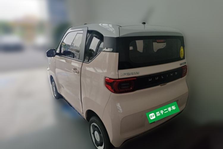 Used Wuling Hongguang MINIEV 2021 Macaron Fashion Model Lithium Iron Phosphate Rear Left 45 Deg