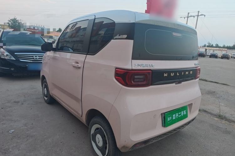 Used Wuling Hongguang MINIEV 2021 Macaron Fashion Model Lithium Iron Phosphate Rear Left 45 Deg
