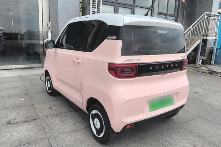 Used Wuling Hongguang MINIEV 2021 Macaron Fashion Model Lithium Iron Phosphate Rear Left 45 Deg