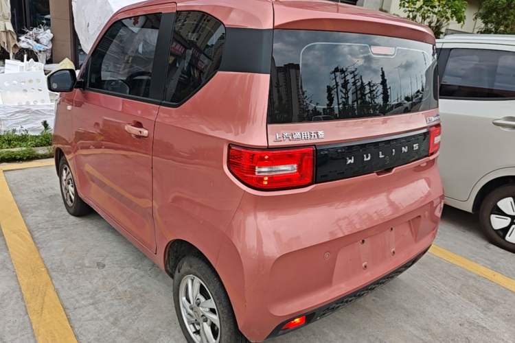 Used Wuling Hongguang MINIEV 2021 Macaron Fashion Edition Lithium-Ion Battery Rear Left 45 Deg