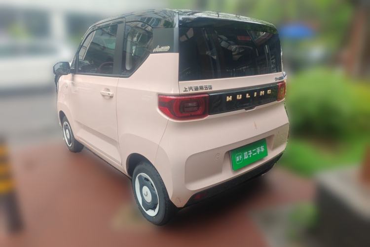 Used Wuling Hongguang MINIEV 2021 Macaron Fashion Model Lithium Iron Phosphate Rear Left 45 Deg