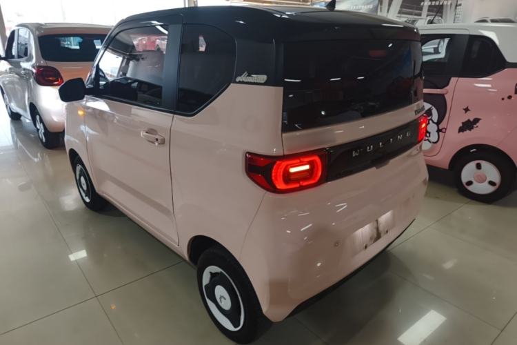 Used Wuling Hongguang MINIEV 2021 Macaron Fashion Model Lithium Iron Phosphate Rear Left 45 Deg