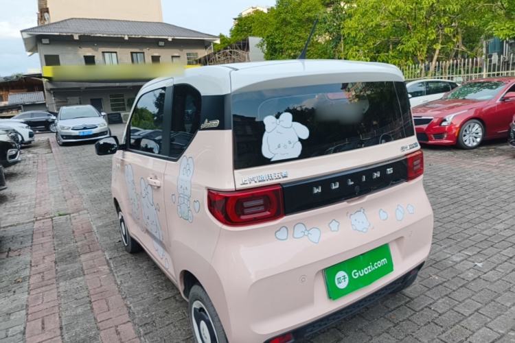 Used Wuling Hongguang MINIEV 2021 Macaron Premium Model – Lithium Iron Phosphate Rear Left 45 Deg