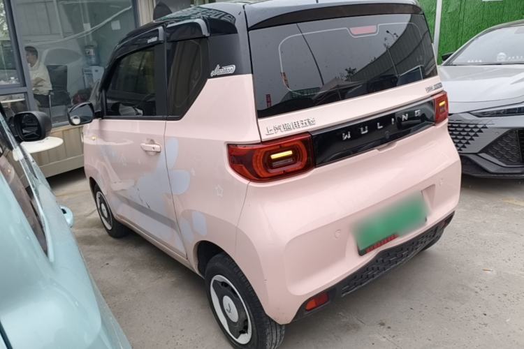 Used Wuling Hongguang MINIEV 2021 Macaron Fashion Edition Lithium-Ion Battery Rear Left 45 Deg