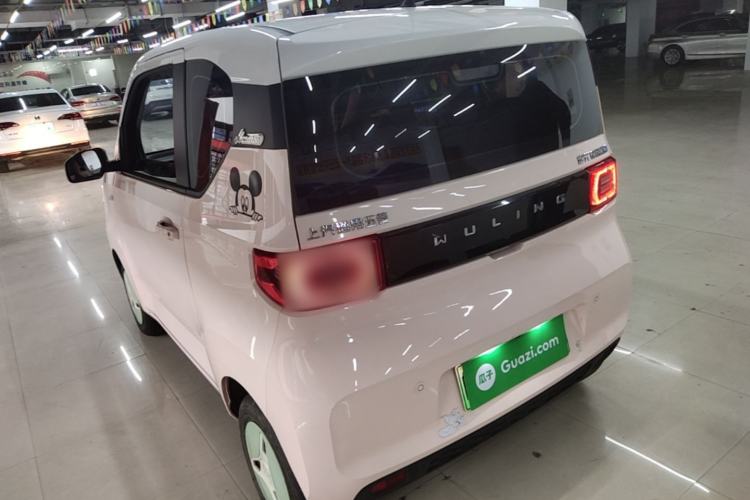 Used Wuling Hongguang MINIEV 2021 Macaron Premium Model – Lithium Iron Phosphate Rear Left 45 Deg