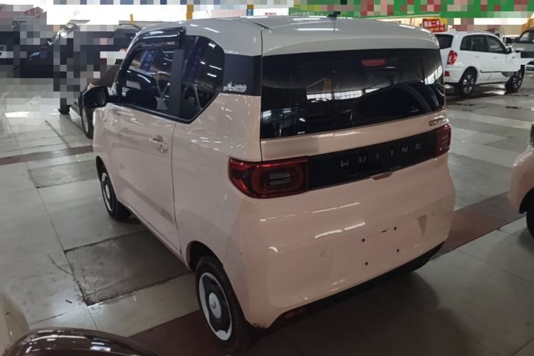 Used Wuling Hongguang MINIEV 2021 Macaron Fashion Model Lithium Iron Phosphate Rear Left 45 Deg