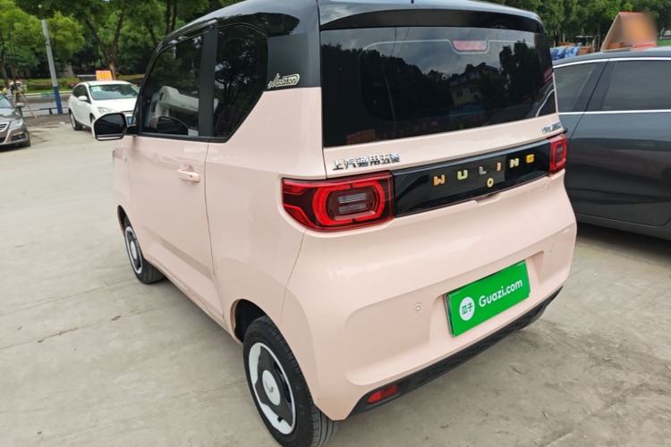 Used Wuling Hongguang MINIEV 2021 Macaron Fashion Model Lithium Iron Phosphate Rear Left 45 Deg