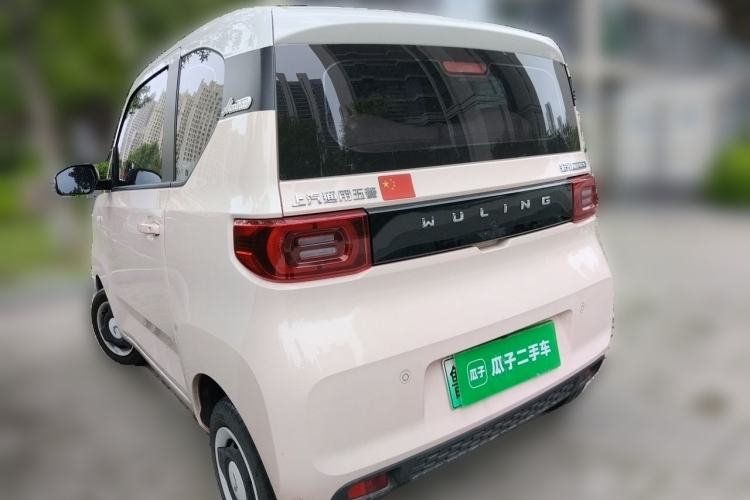 Used Wuling Hongguang MINIEV 2021 Macaron Fashion Edition Lithium-Ion Battery Rear Left 45 Deg