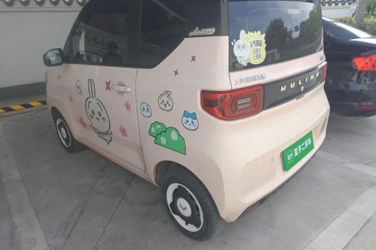 Used Wuling Hongguang MINIEV 2021 Macaron Premium Model – Lithium-NMC Rear Left 45 Deg