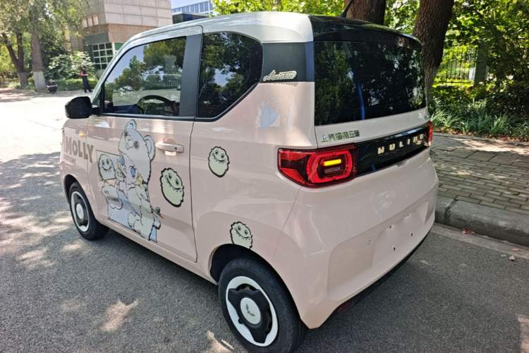 Used Wuling Hongguang MINIEV 2021 Macaron Premium Model – Lithium Iron Phosphate Rear Left 45 Deg
