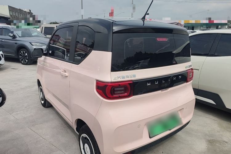Used Wuling Hongguang MINIEV 2021 Macaron Fashion Edition Lithium-Ion Battery Rear Left 45 Deg