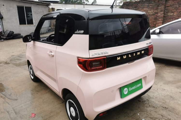 Used Wuling Hongguang MINIEV 2021 Macaron Sandwich Model 170 km Lithium Iron Phosphate Rear Left 45 Deg