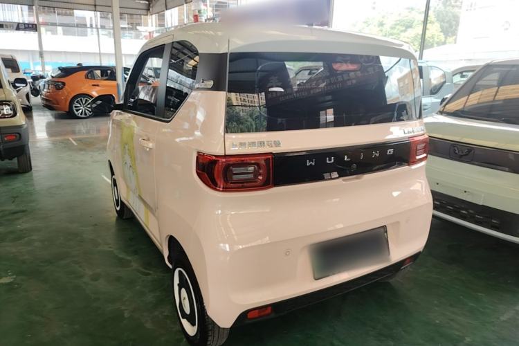 Used Wuling Hongguang MINIEV 2021 Macaron Fashion Model Lithium Iron Phosphate Rear Left 45 Deg