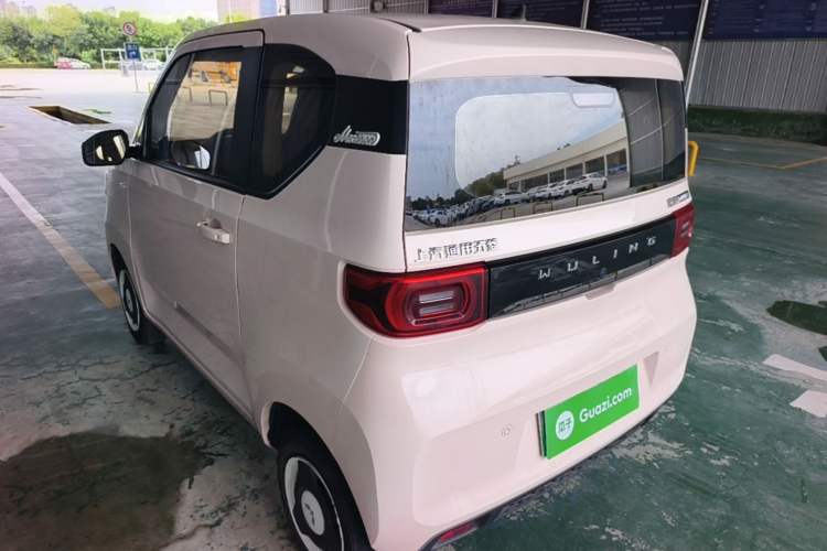 Used Wuling Hongguang MINIEV 2021 Macaron Premium Model – Lithium-NMC Rear Left 45 Deg