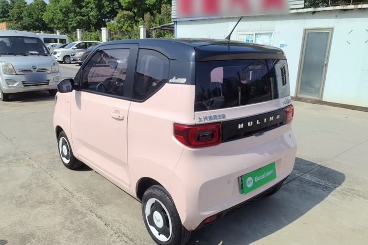 Used Wuling Hongguang MINIEV 2021 Macaron Fashion Model Lithium Iron Phosphate Rear Left 45 Deg