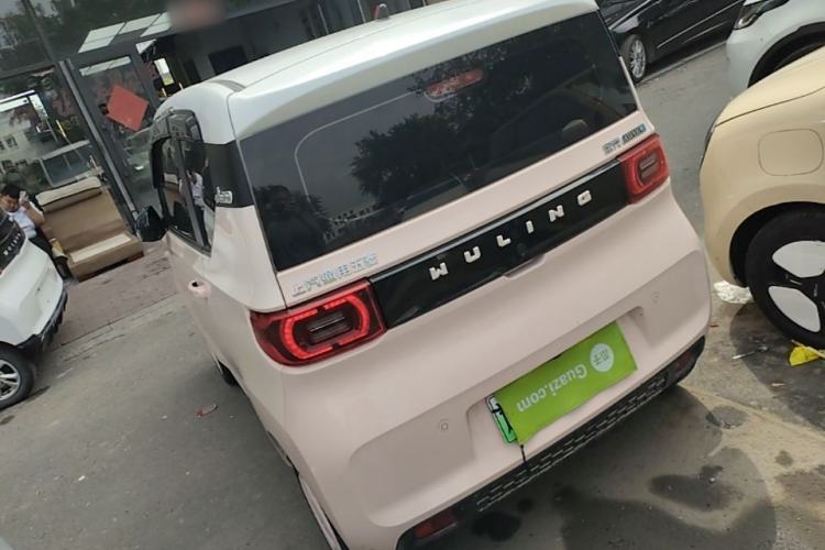 Used Wuling Hongguang MINIEV 2021 Macaron Premium Model – Lithium-NMC Rear Left 45 Deg