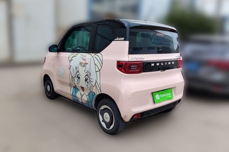 Used Wuling Hongguang MINIEV 2021 Macaron Premium Model – Lithium Iron Phosphate Rear Left 45 Deg