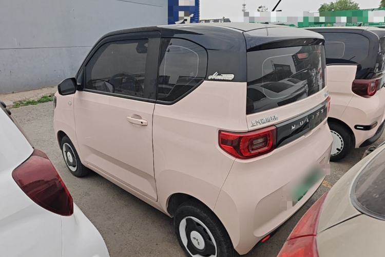 Used Wuling Hongguang MINIEV 2021 Macaron Fashion Model Lithium Iron Phosphate Rear Left 45 Deg