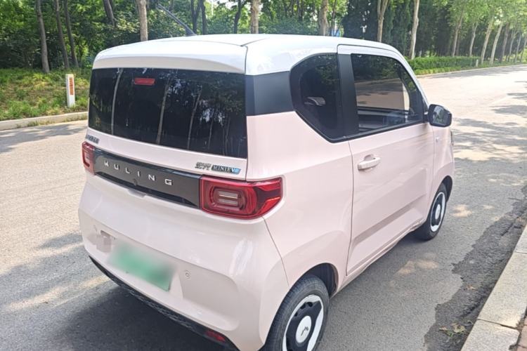 Used Wuling Hongguang MINIEV 2021 Macaron Premium Model – Lithium Iron Phosphate Rear Right 45 Deg