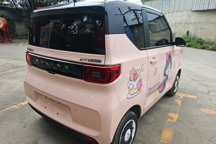 Used Wuling Hongguang MINIEV 2021 Macaron Premium Model – Lithium Iron Phosphate Rear Right 45 Deg