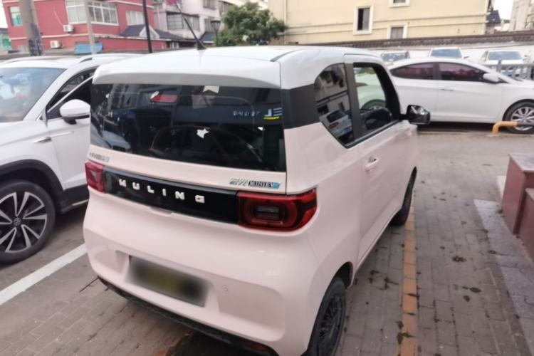 Used Wuling Hongguang MINIEV 2021 Macaron Fashion Model Lithium Iron Phosphate Rear Right 45 Deg