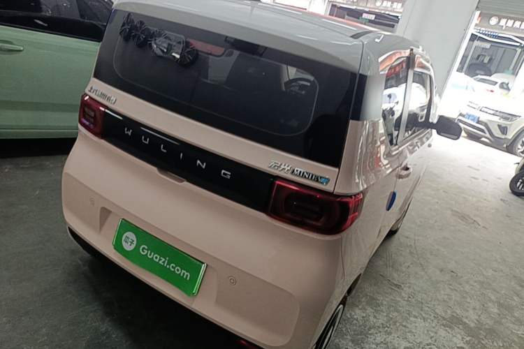Used Wuling Hongguang MINIEV 2021 Macaron Fashion Edition Lithium-Ion Battery Rear Right 45 Deg