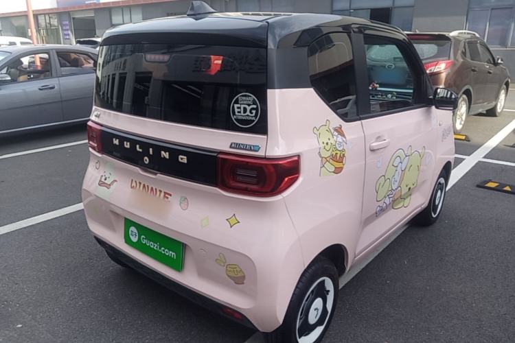 Used Wuling Hongguang MINIEV 2021 Macaron Premium Model – Lithium Iron Phosphate Rear Right 45 Deg
