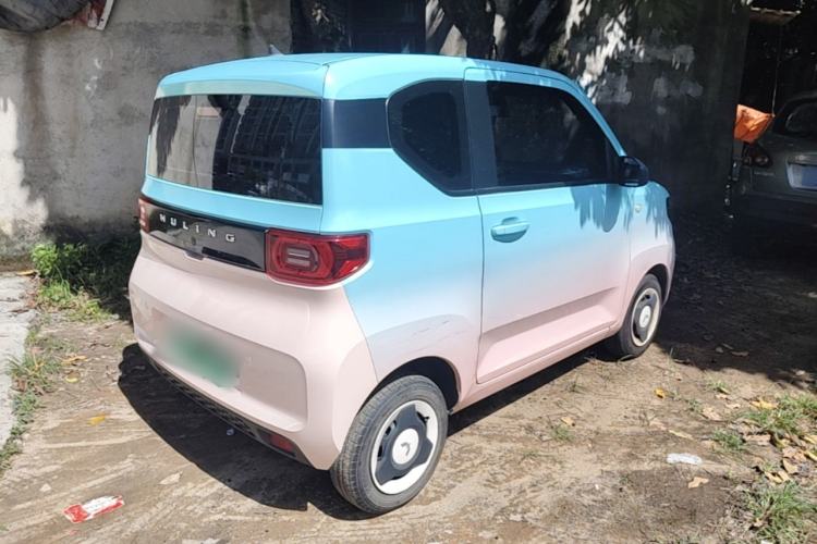 Used Wuling Hongguang MINIEV 2021 Macaron Fashion Model Lithium Iron Phosphate Rear Right 45 Deg