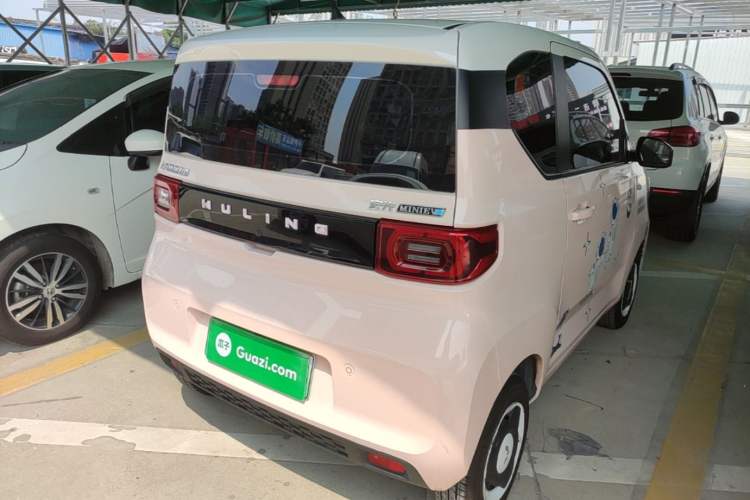 Used Wuling Hongguang MINIEV 2021 Macaron Premium Model – Lithium Iron Phosphate Rear Right 45 Deg