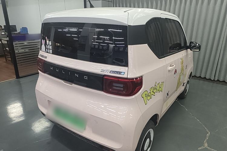 Used Wuling Hongguang MINIEV 2021 Macaron Fashion Edition Lithium-Ion Battery Rear Right 45 Deg