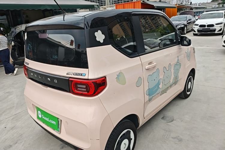 Used Wuling Hongguang MINIEV 2021 Macaron Premium Model – Lithium Iron Phosphate Rear Right 45 Deg