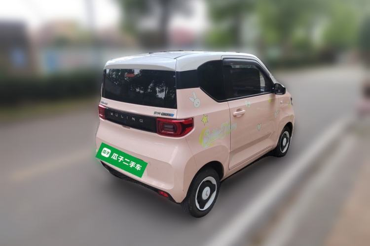 Used Wuling Hongguang MINIEV 2021 Macaron Premium Model – Lithium Iron Phosphate Rear Right 45 Deg