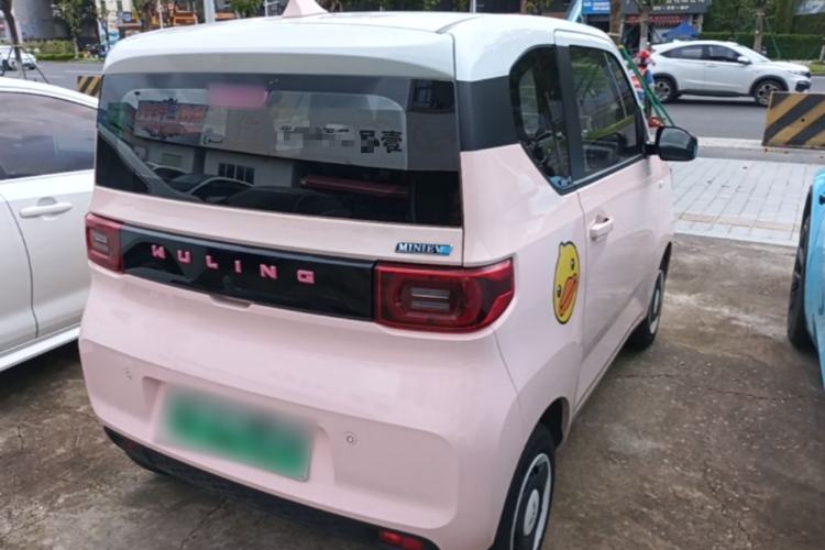 Used Wuling Hongguang MINIEV 2021 Macaron Premium Model – Lithium Iron Phosphate Rear Right 45 Deg
