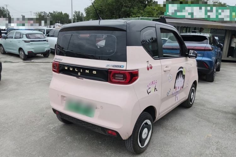 Used Wuling Hongguang MINIEV 2021 Macaron Fashion Model Lithium Iron Phosphate Rear Right 45 Deg