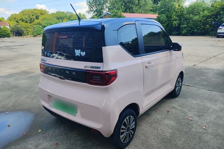 Used Wuling Hongguang MINIEV 2021 Macaron Sandwich Model 170 km Lithium Ternary Rear Right 45 Deg