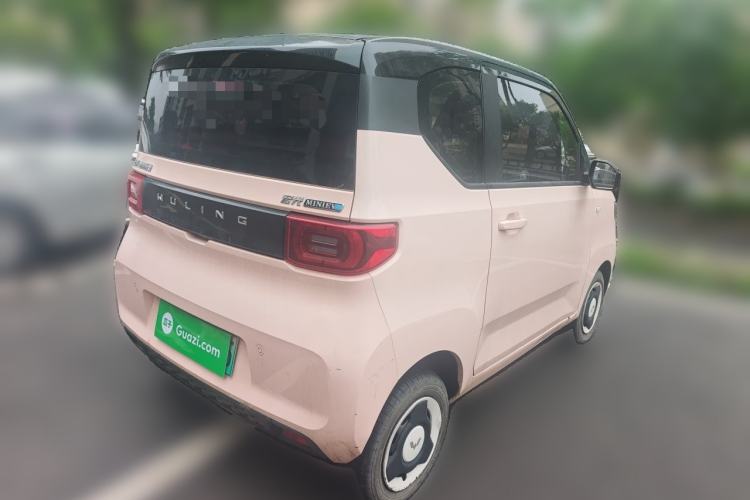 Used Wuling Hongguang MINIEV 2021 Macaron Fashion Edition Lithium-Ion Battery Rear Right 45 Deg