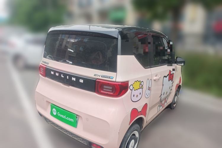 Used Wuling Hongguang MINIEV 2021 Macaron Fashion Edition Lithium-Ion Battery Rear Right 45 Deg