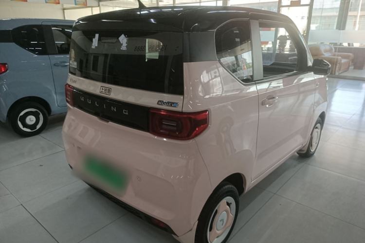 Used Wuling Hongguang MINIEV 2021 Macaron Fashion Model Lithium Iron Phosphate Rear Right 45 Deg