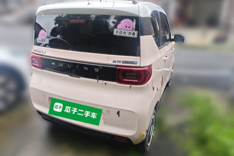 Used Wuling Hongguang MINIEV 2021 Macaron Fashion Model Lithium Iron Phosphate Rear Right 45 Deg