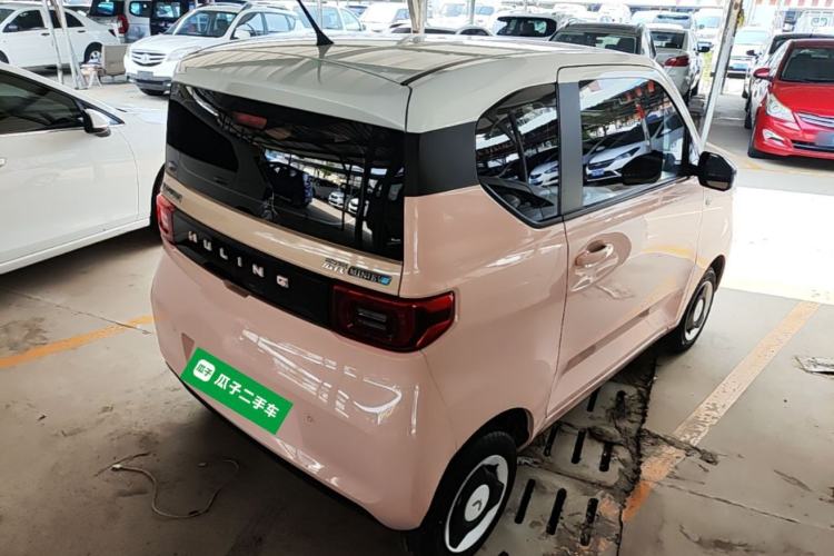 Used Wuling Hongguang MINIEV 2021 Macaron Fashion Edition Lithium-Ion Battery Rear Right 45 Deg