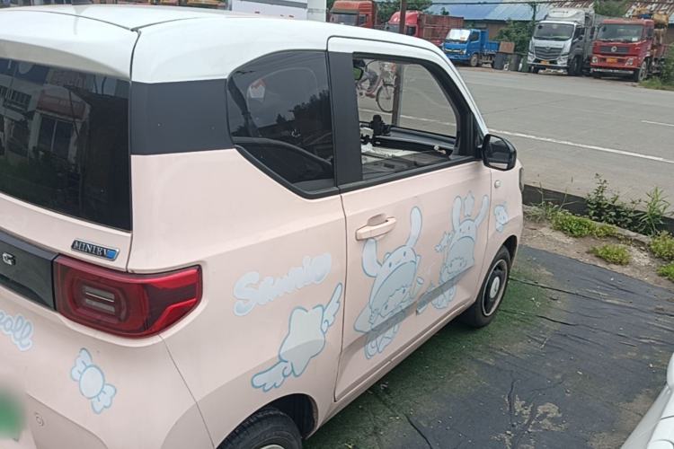 Used Wuling Hongguang MINIEV 2021 Macaron Fashion Edition Lithium-Ion Battery Rear Right 45 Deg