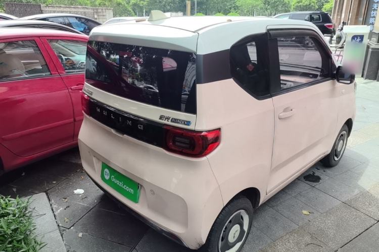 Used Wuling Hongguang MINIEV 2021 Macaron Fashion Model Lithium Iron Phosphate Rear Right 45 Deg