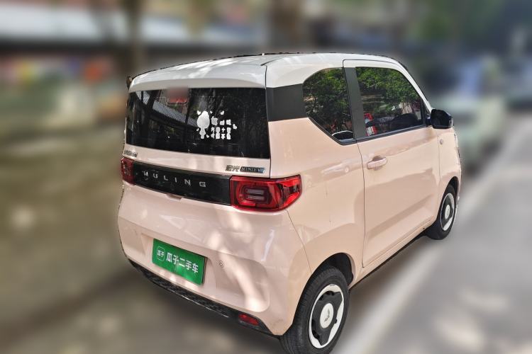 Used Wuling Hongguang MINIEV 2021 Macaron Fashion Model Lithium Iron Phosphate Rear Right 45 Deg