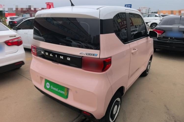 Used Wuling Hongguang MINIEV 2021 Macaron Fashion Model Lithium Iron Phosphate Rear Right 45 Deg