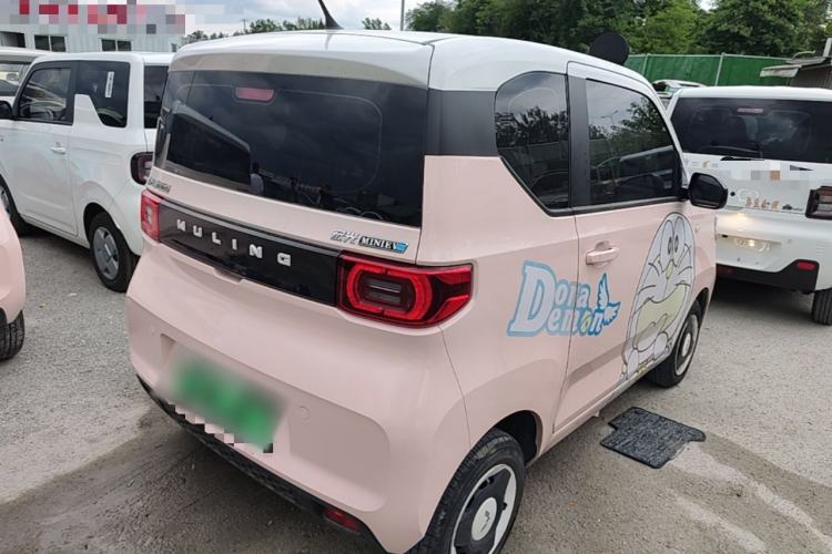 Used Wuling Hongguang MINIEV 2021 Macaron Fashion Model Lithium Iron Phosphate Rear Right 45 Deg