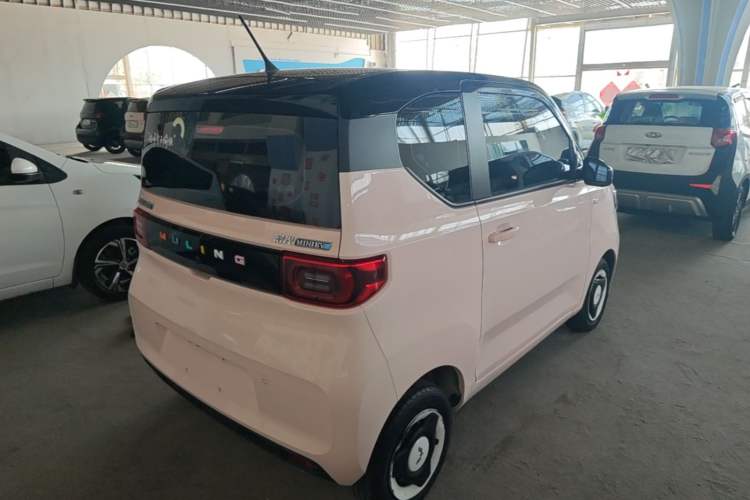 Used Wuling Hongguang MINIEV 2021 Macaron Premium Model – Lithium Iron Phosphate Rear Right 45 Deg