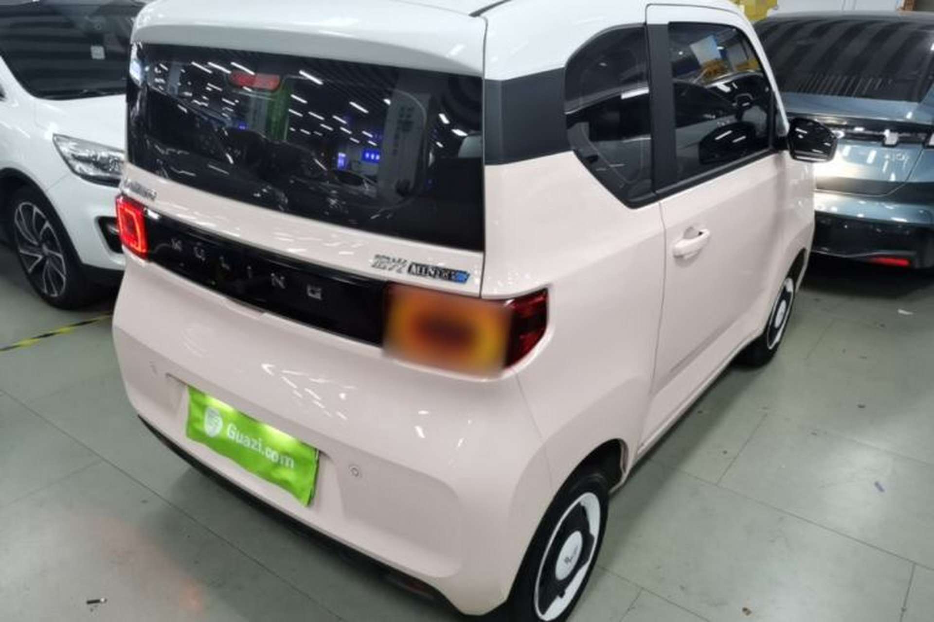 Used Wuling Hongguang MINIEV 2021 Macaron Sandwich Model 170 km Lithium Iron Phosphate Rear Right 45 Deg